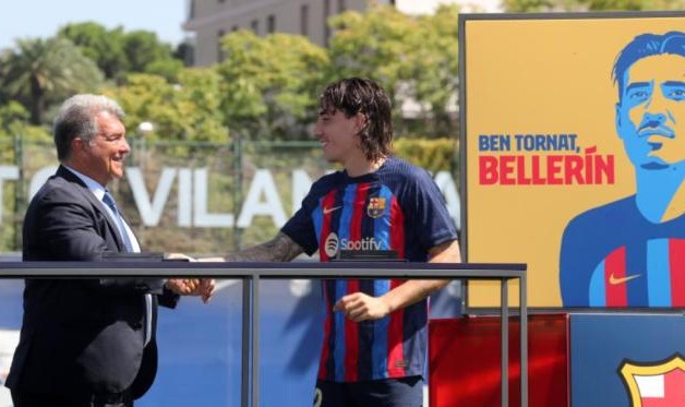 九游娱乐-贝列林：我本感觉今年很难回归 感谢巴萨给我机会